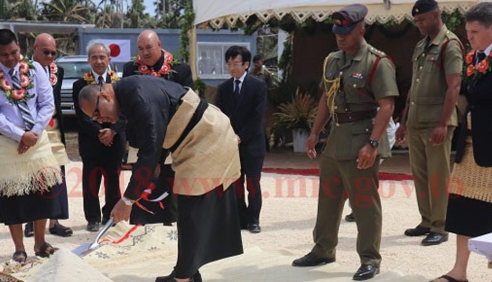 Image of Ground Breaking Ceremony for Tonga TOP40 milllion Wind Farm Froject