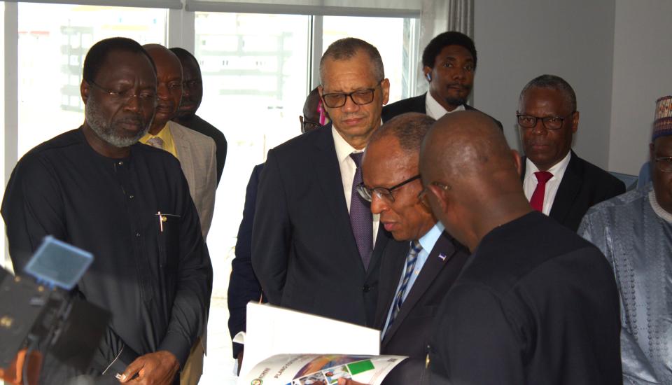 Image of Prime minister of Cabo Verde and President of the ECOWAS Commission in new ECREEE premises