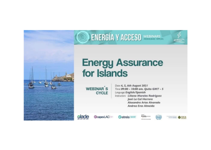 Image of WEBINARS CYCLE “ENERGY ASSURANCE FOR ISLANDS”
