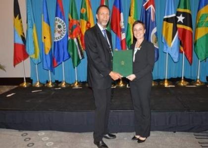 Image of Minister of Foreign Affairs and Foreign Trade deposited Jamaica’s Instrument of Ratification