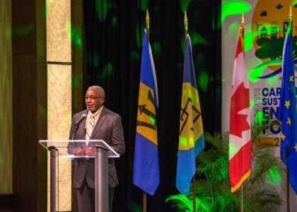 Image of Barbados’ James Husbands is CARICOM Energy Month Awardee
