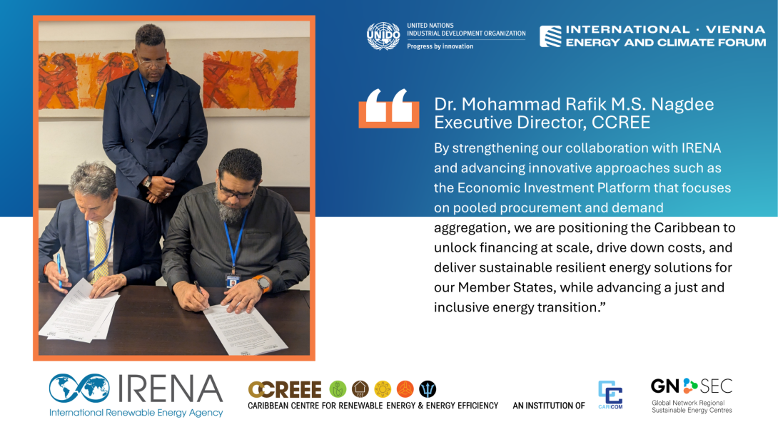 Image of CCREEE and IRENA Formalize Strategic Partnership